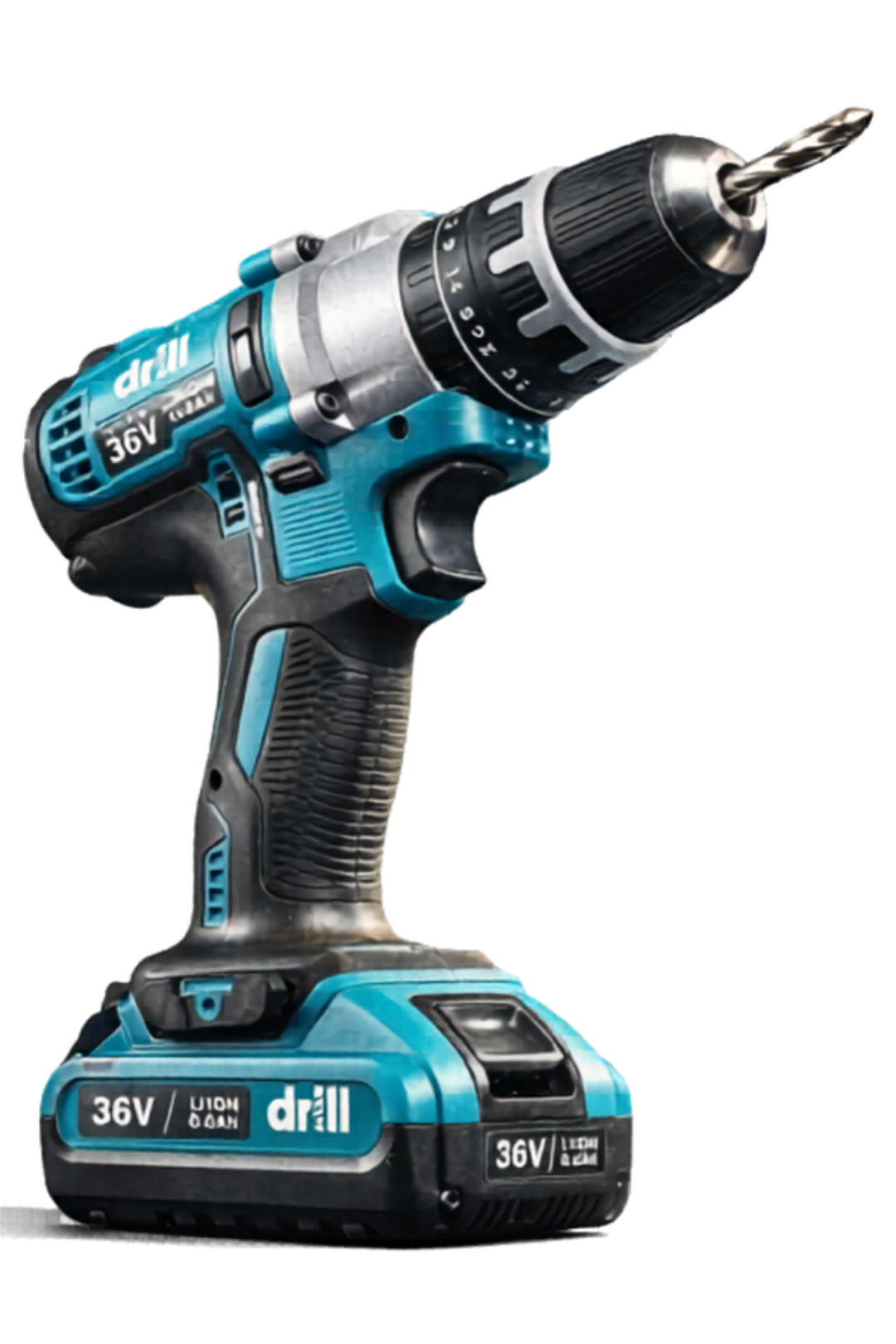 Kit completo del taladro inalámbrico DRILL 36V con batería y accesorios incluidos